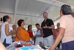 A United Nations Population Fund official visited Central Cuba